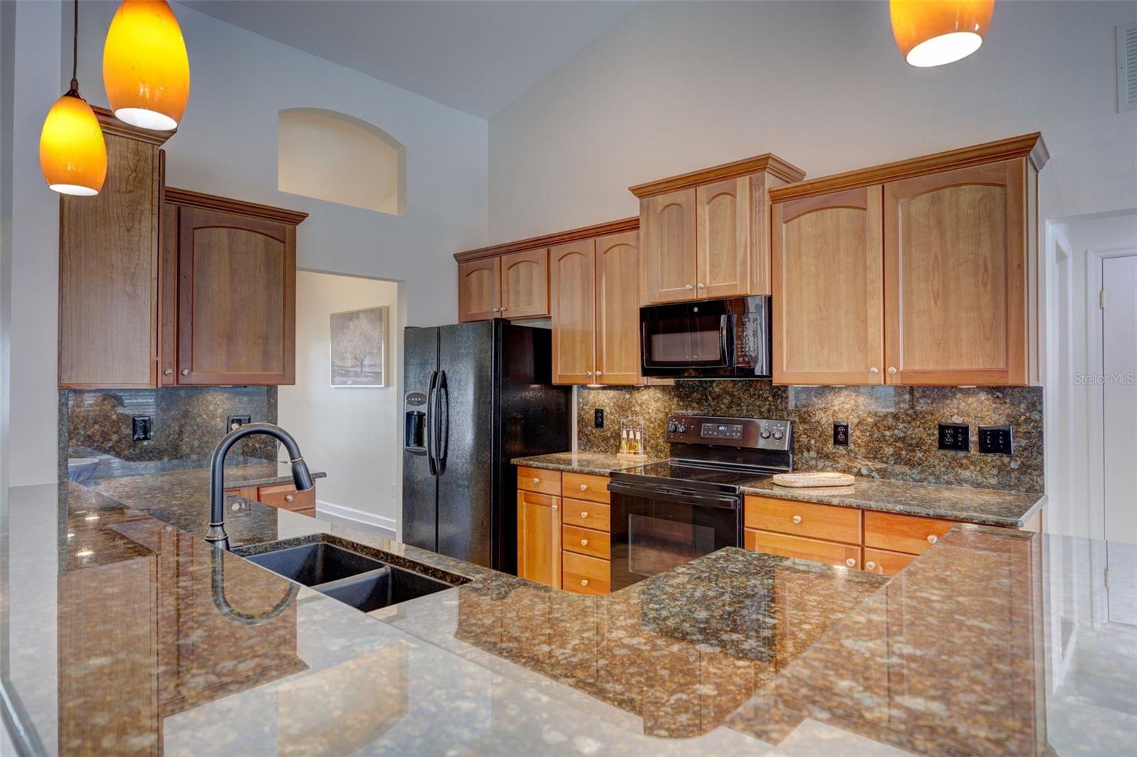 Large, open kitchen