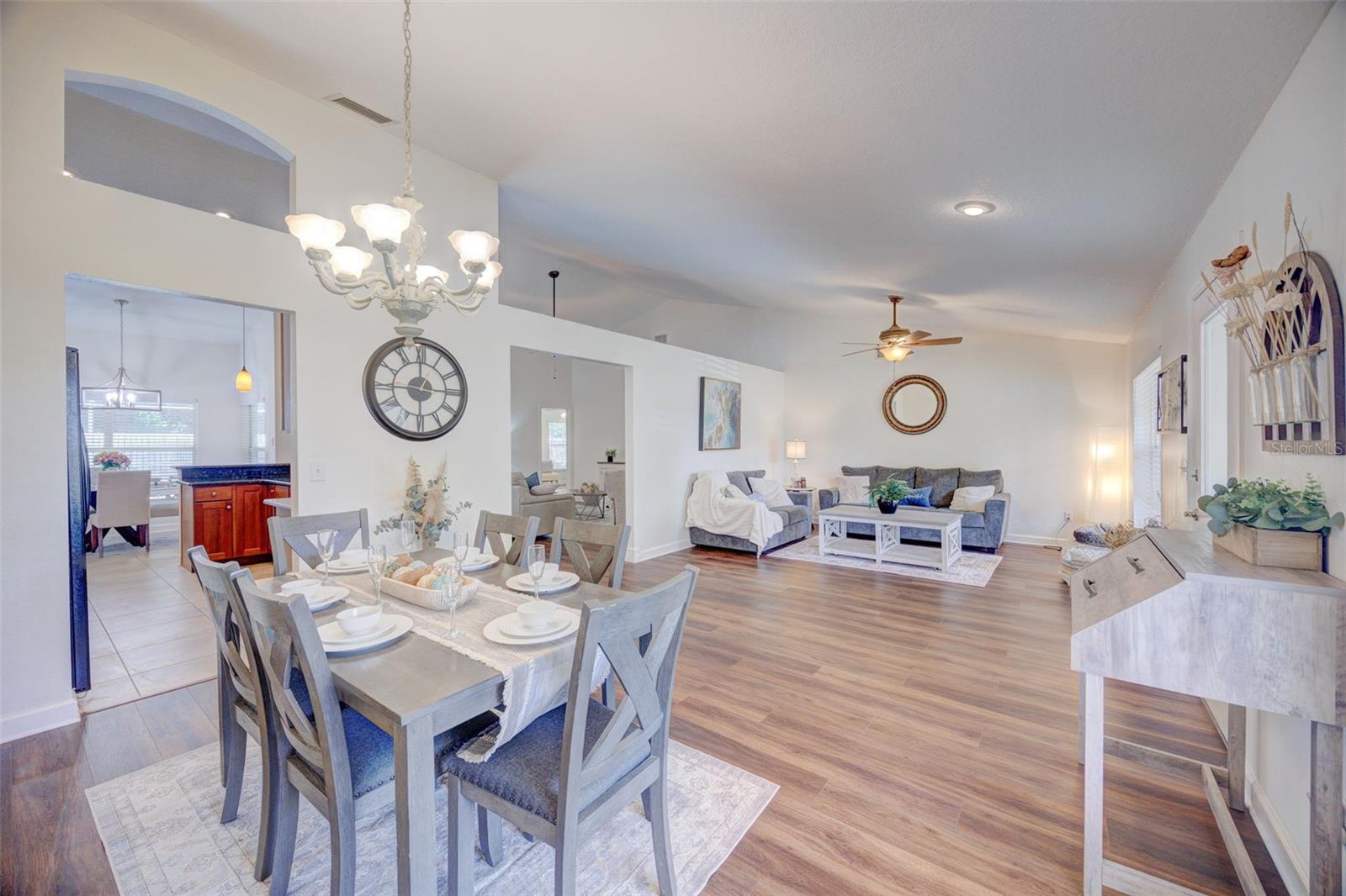 Open floorpan