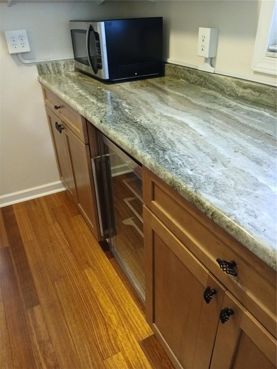 Granite counter tops in Pantry