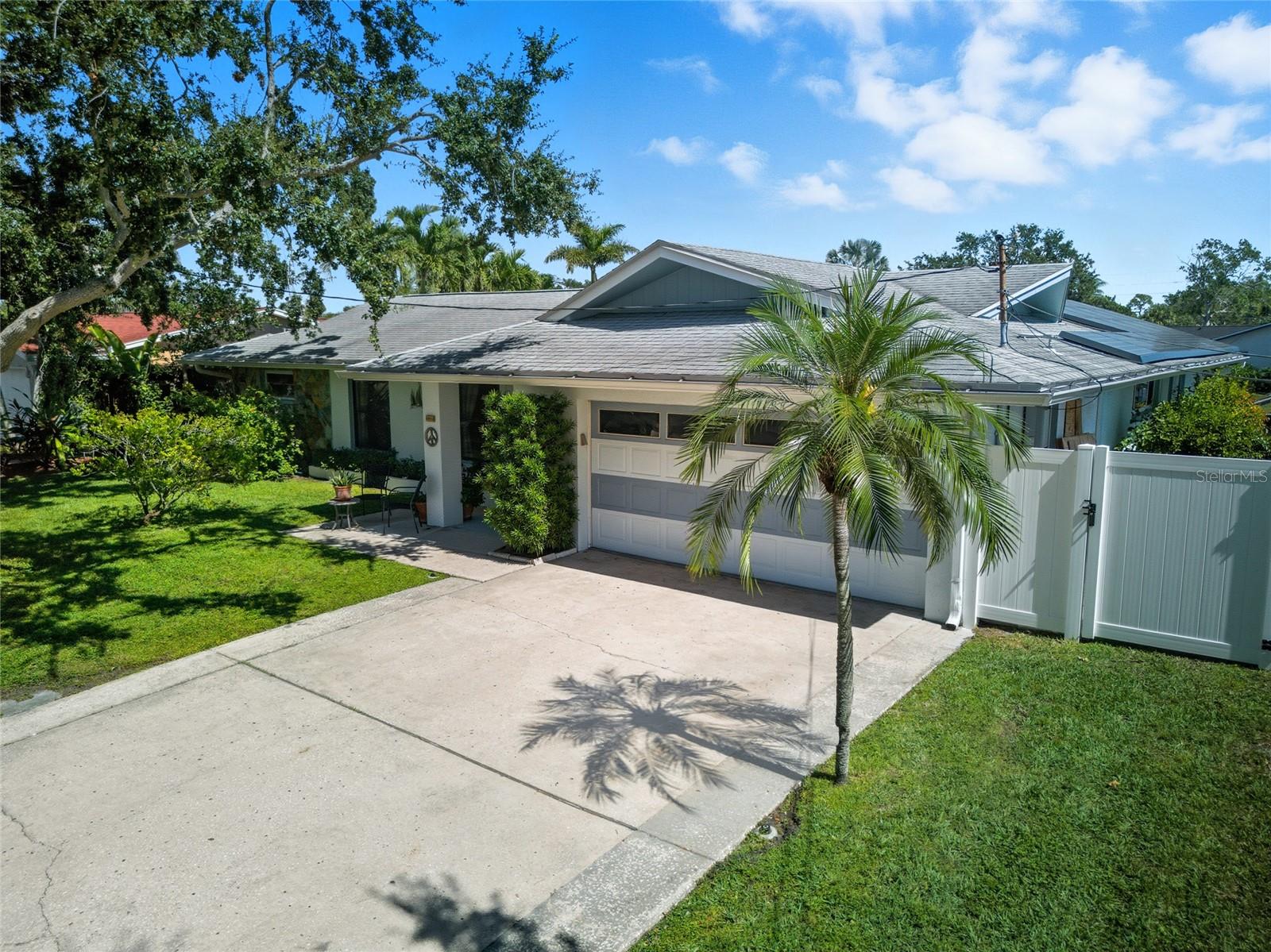 An extra-wide driveway for plenty of off-street parking!