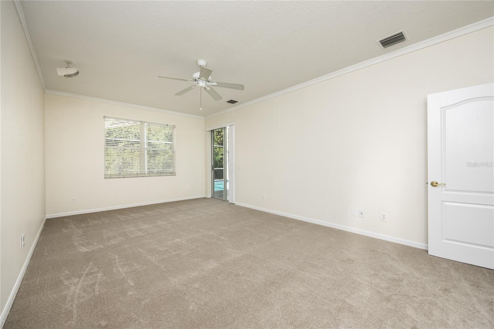 Primary Bedroom with lanai access