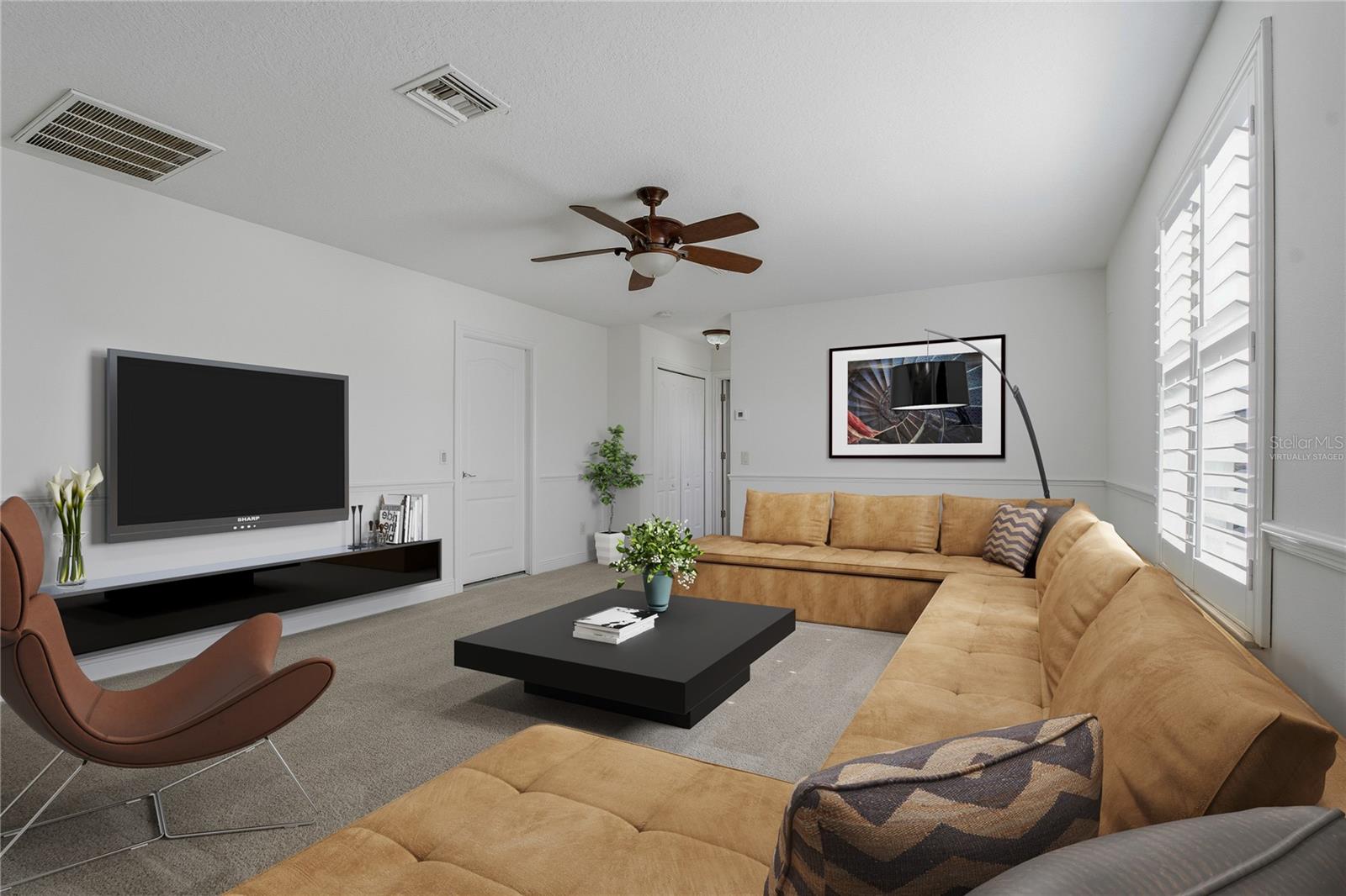 Virtually Staged Loft