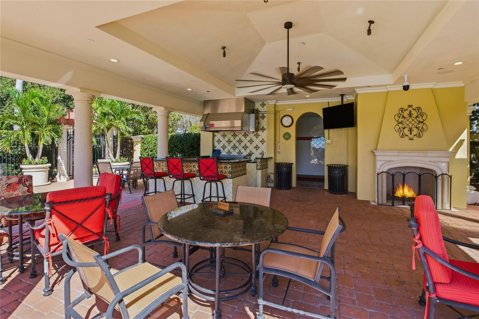 Champions Club Outside Bar / Barbeque Area