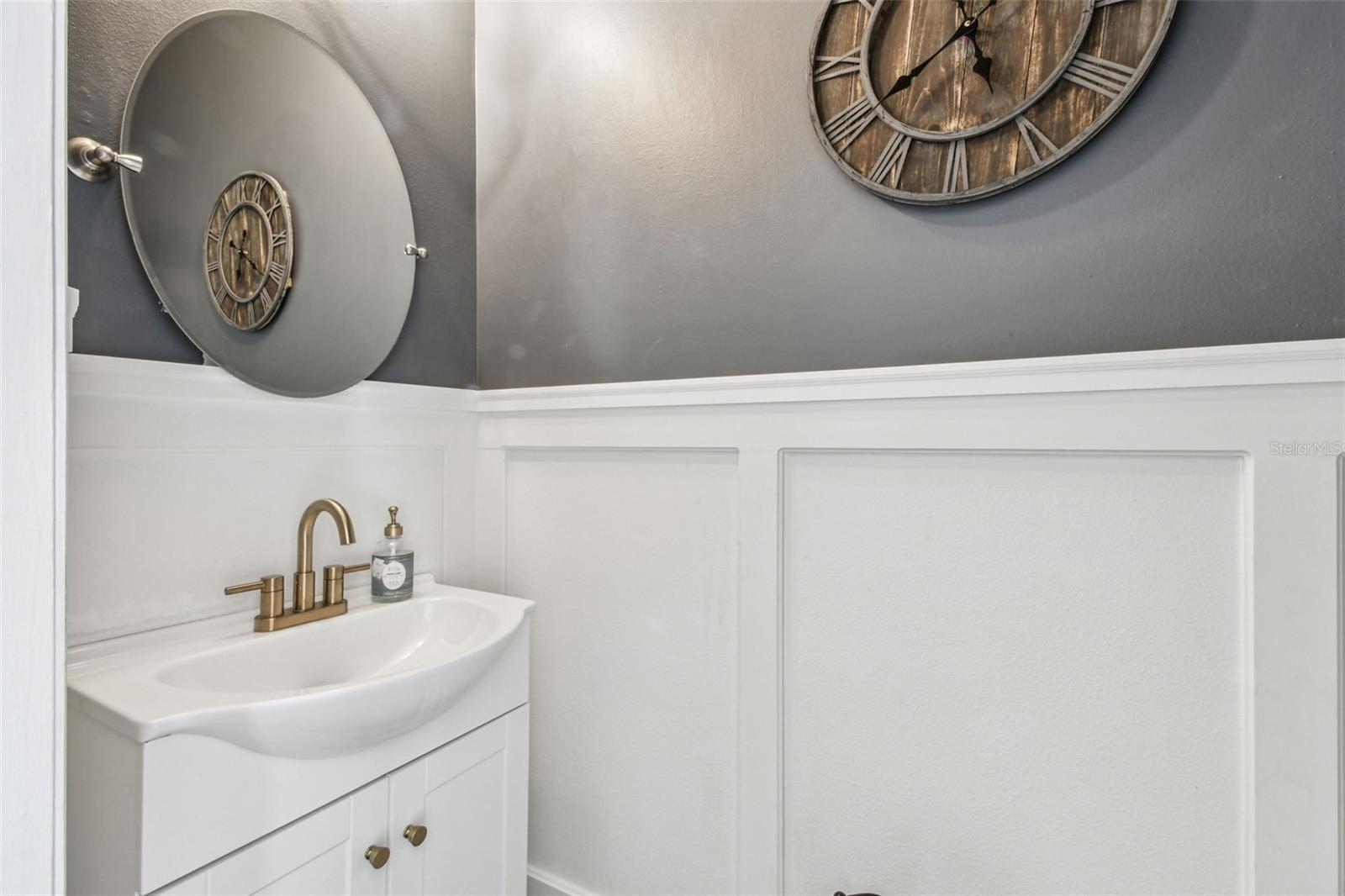 Half Bathroom (on first floor)