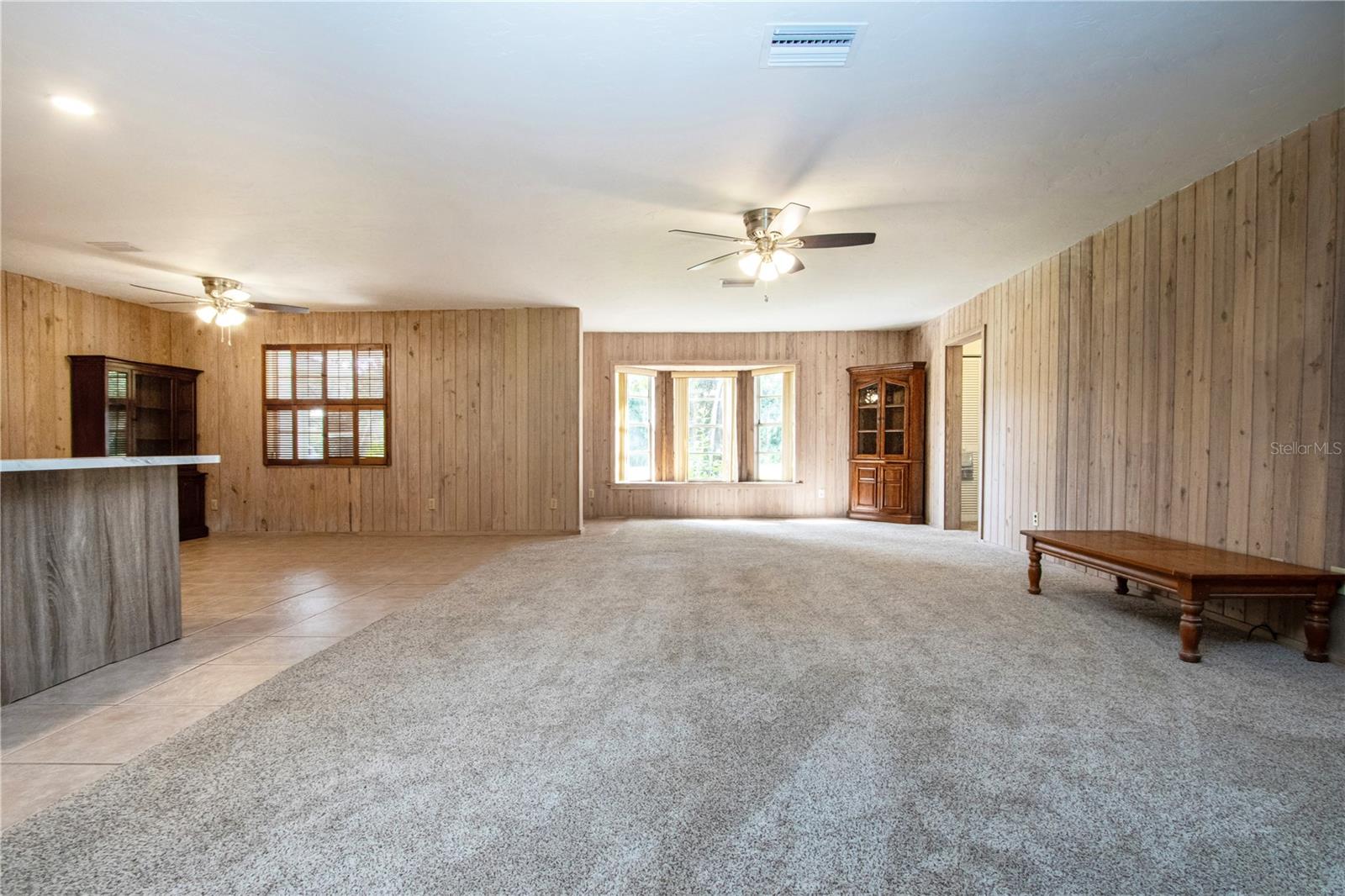 New carpeting in living room