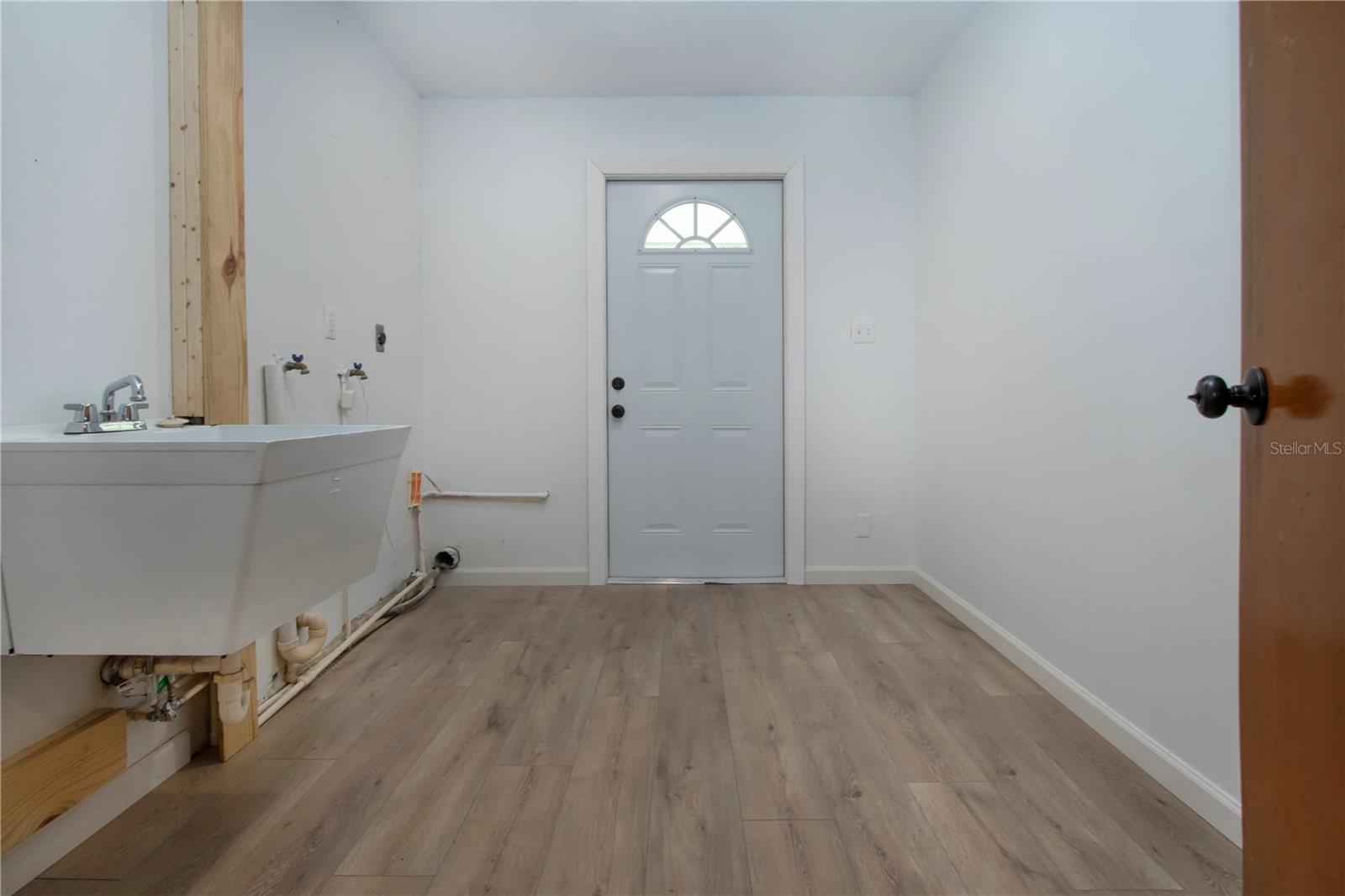 Ample laundry and utility room