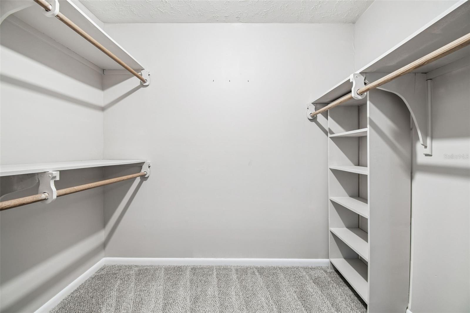 Primary ensuite walk-in closet