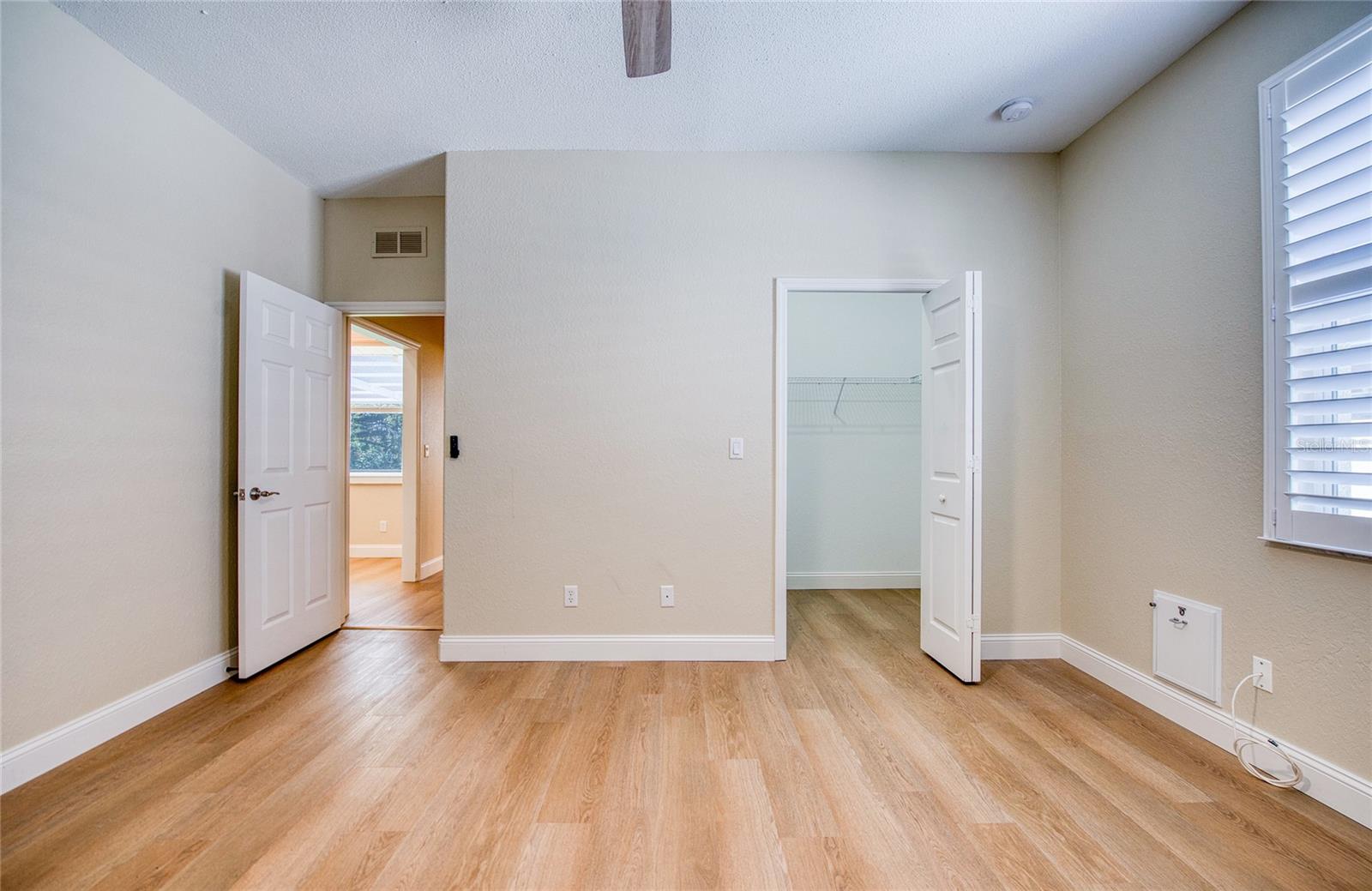 Third bedroom with walk-in closet