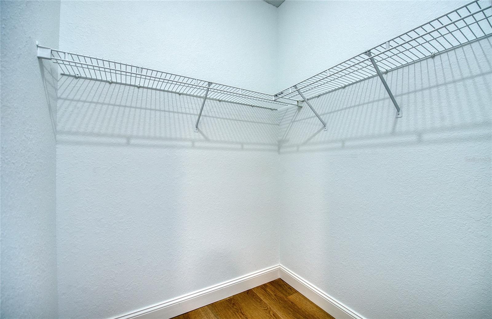 Third bedroom walk-in closet