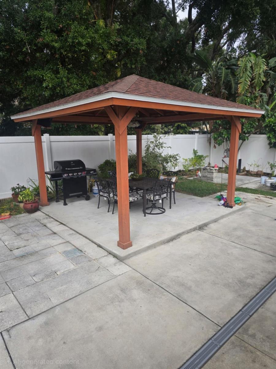 Pergola Back yard