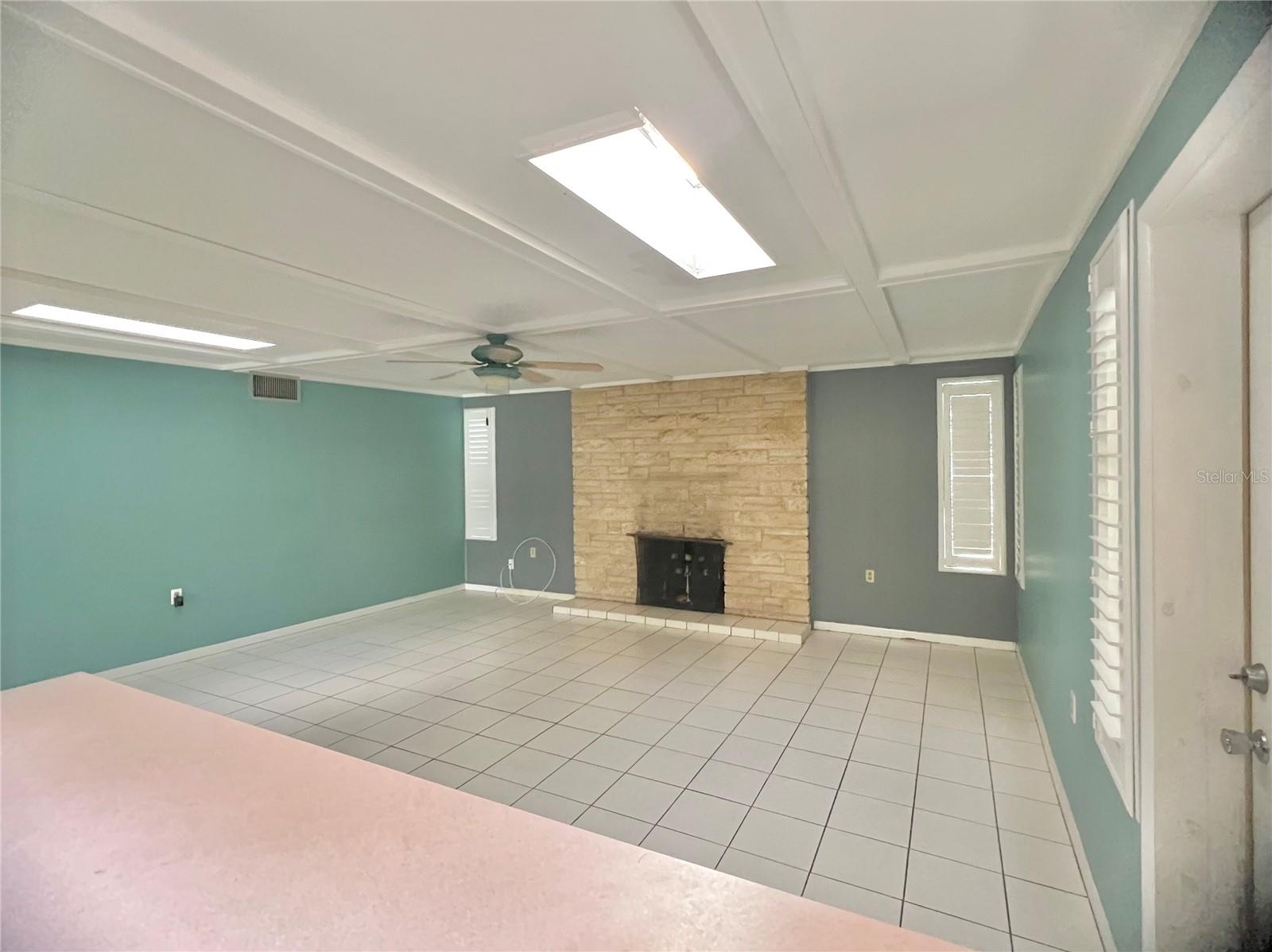 Family room with Fireplace