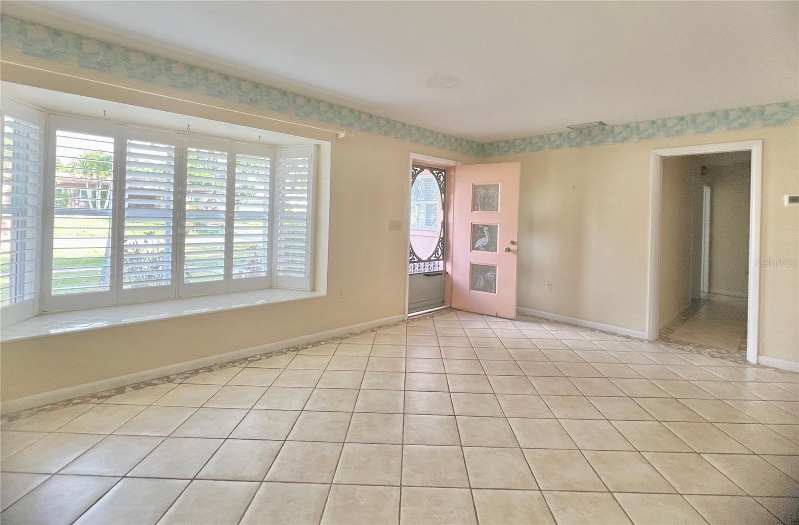 Front living room with bay window