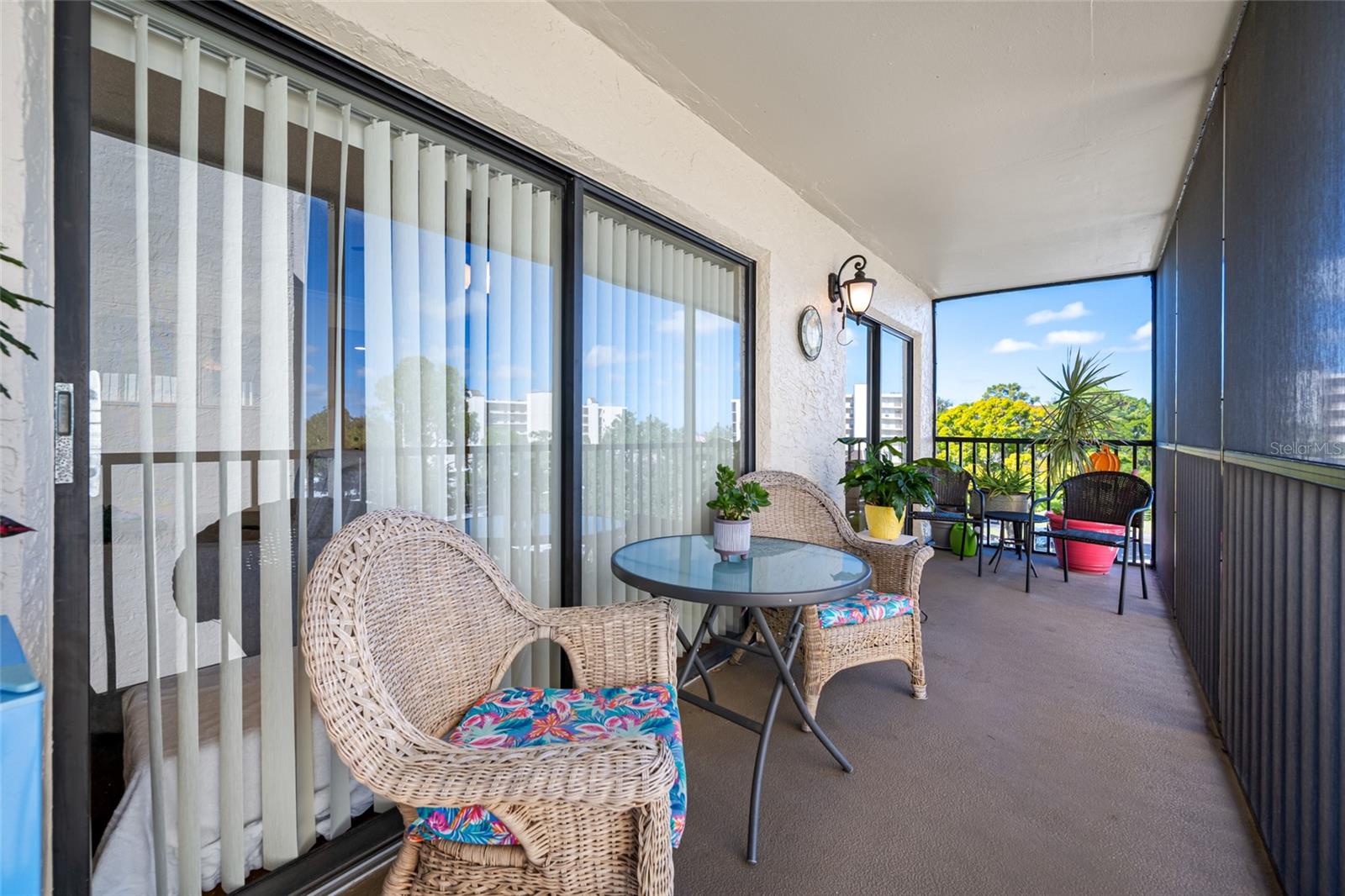 Spacious primary lanai