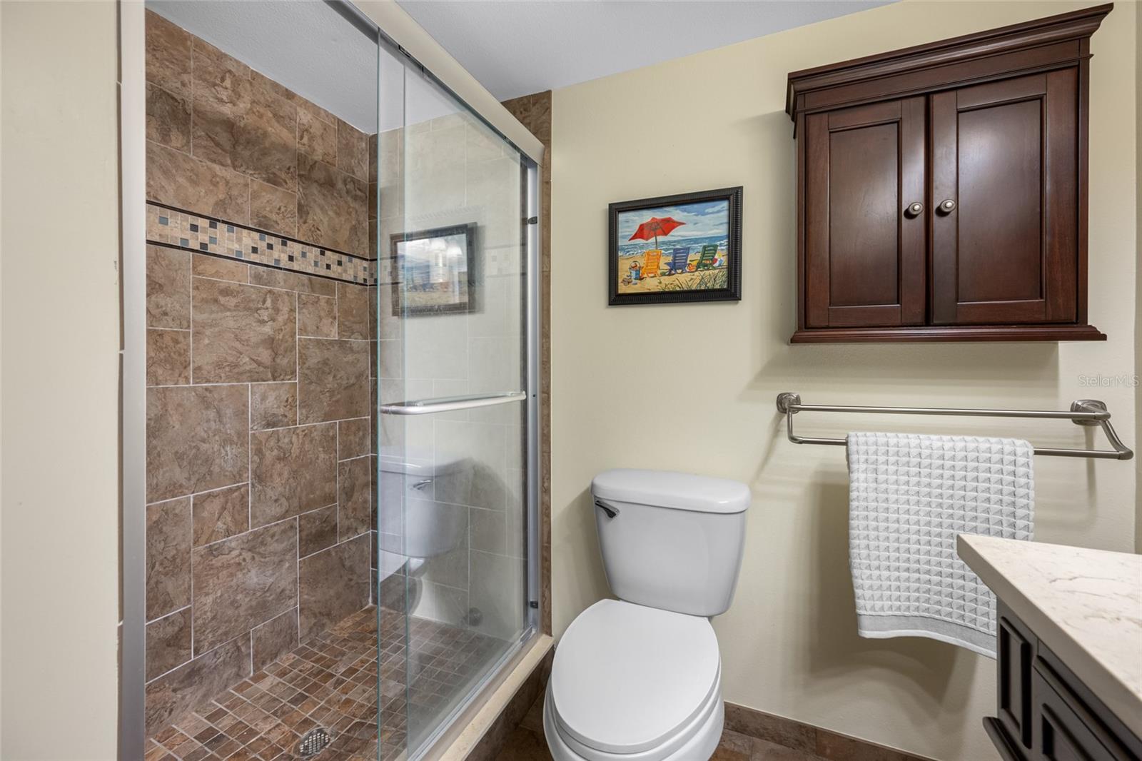 2nd bathroom with oversized walk-in shower