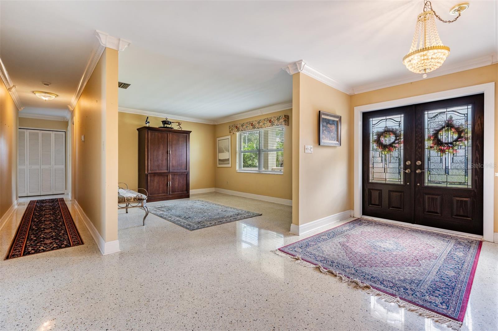 Foyer and Living Room