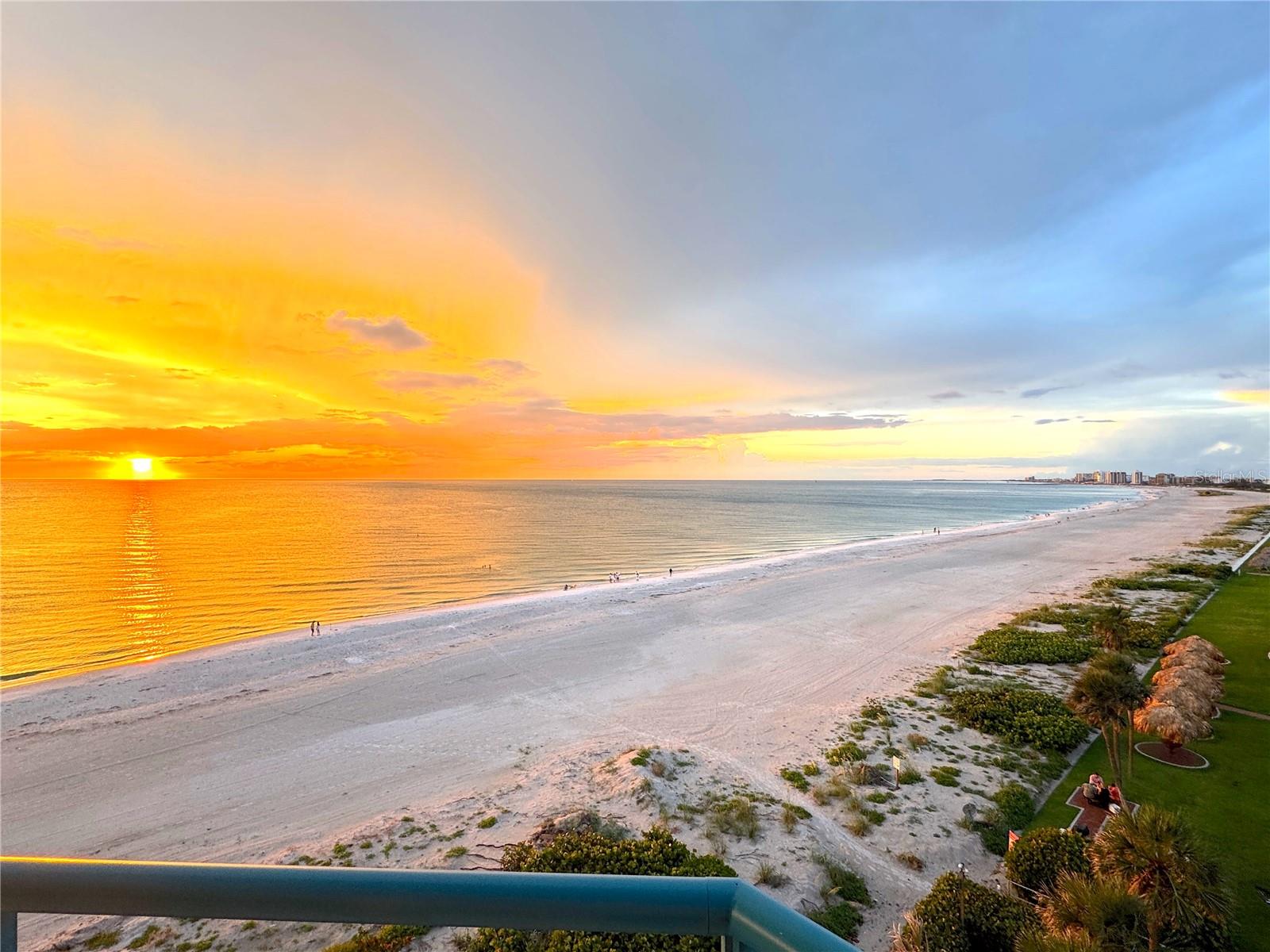 Epic sunset views from your sweeping oceanfront balcony