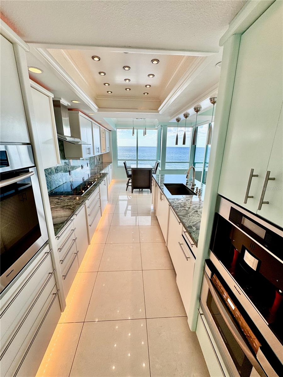Huge open kitchen with tons of cabinet space