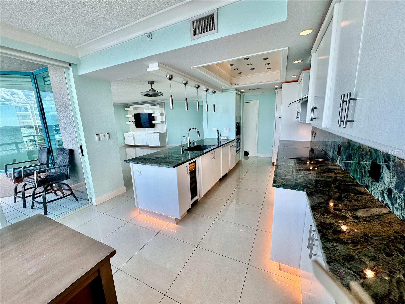 Kitchen from the breakfast nook area