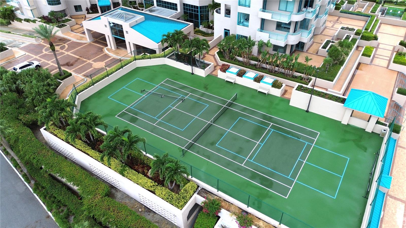 1 of 3 Tennis Courts