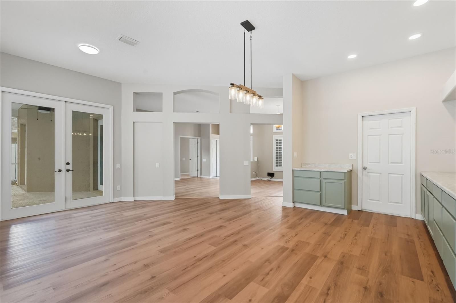 This area could be the living area or dining