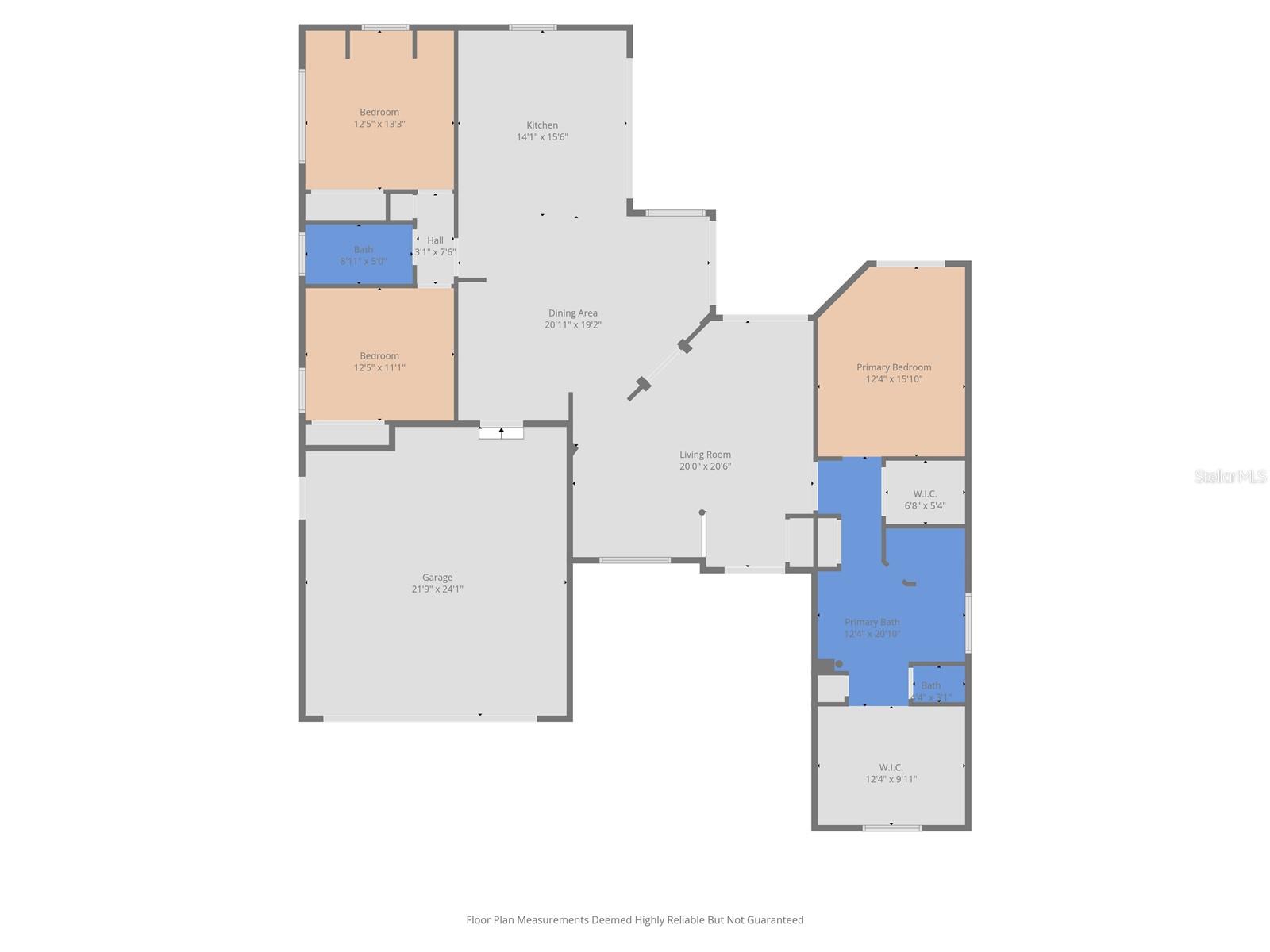 THIS IS THE NEW FLOORPLAN -  (see old floorplan in next few pictures) Kitchen was moved to overlook the pool and so it would be more open and bright.  Dining could also be utilized as living area.