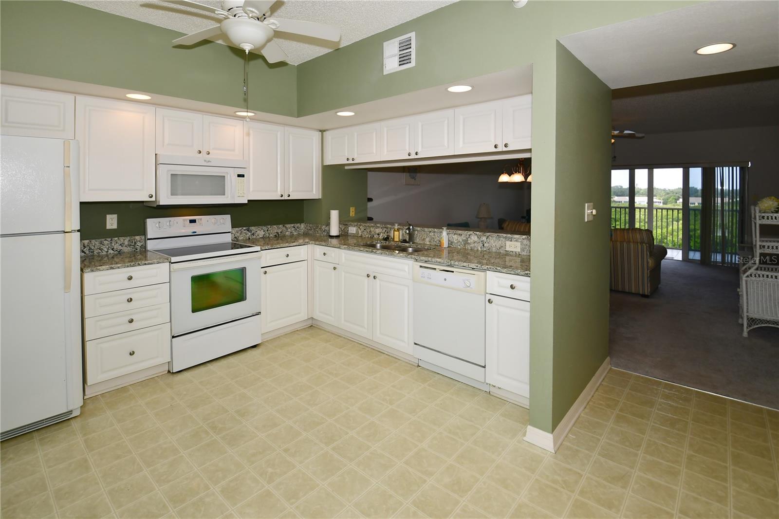 Large kitchen.