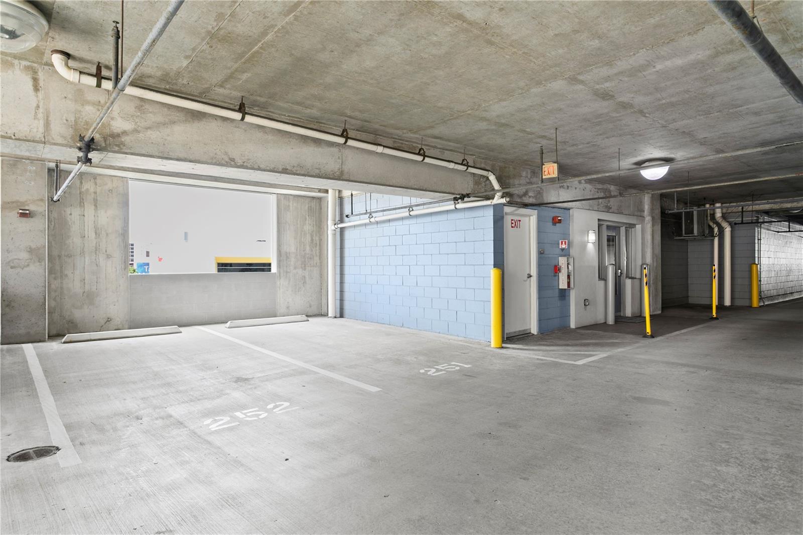 Parking space is located just off of the unit's private entrance