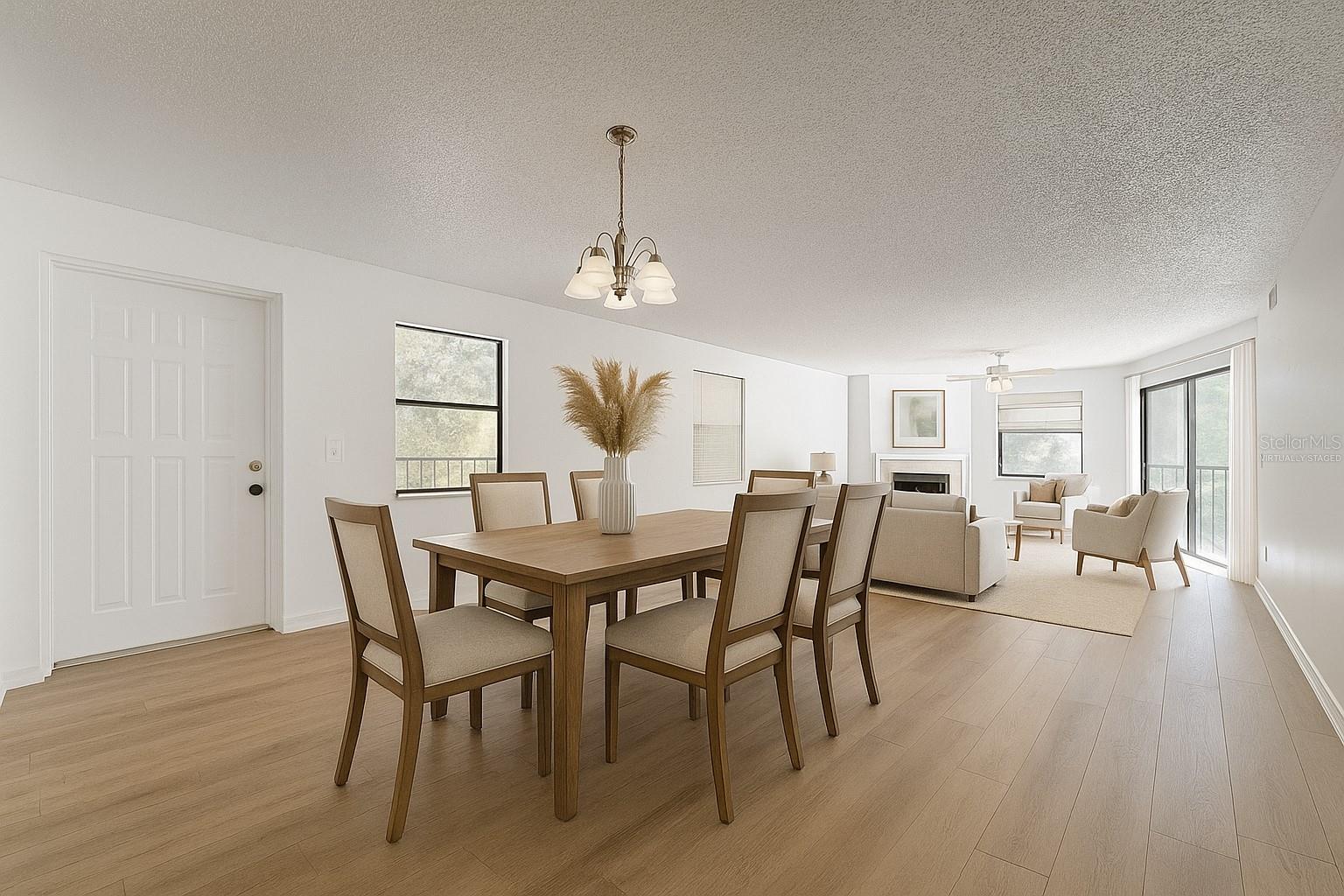 Virtually staged and virtually remodeled to give you an idea of what's possible.