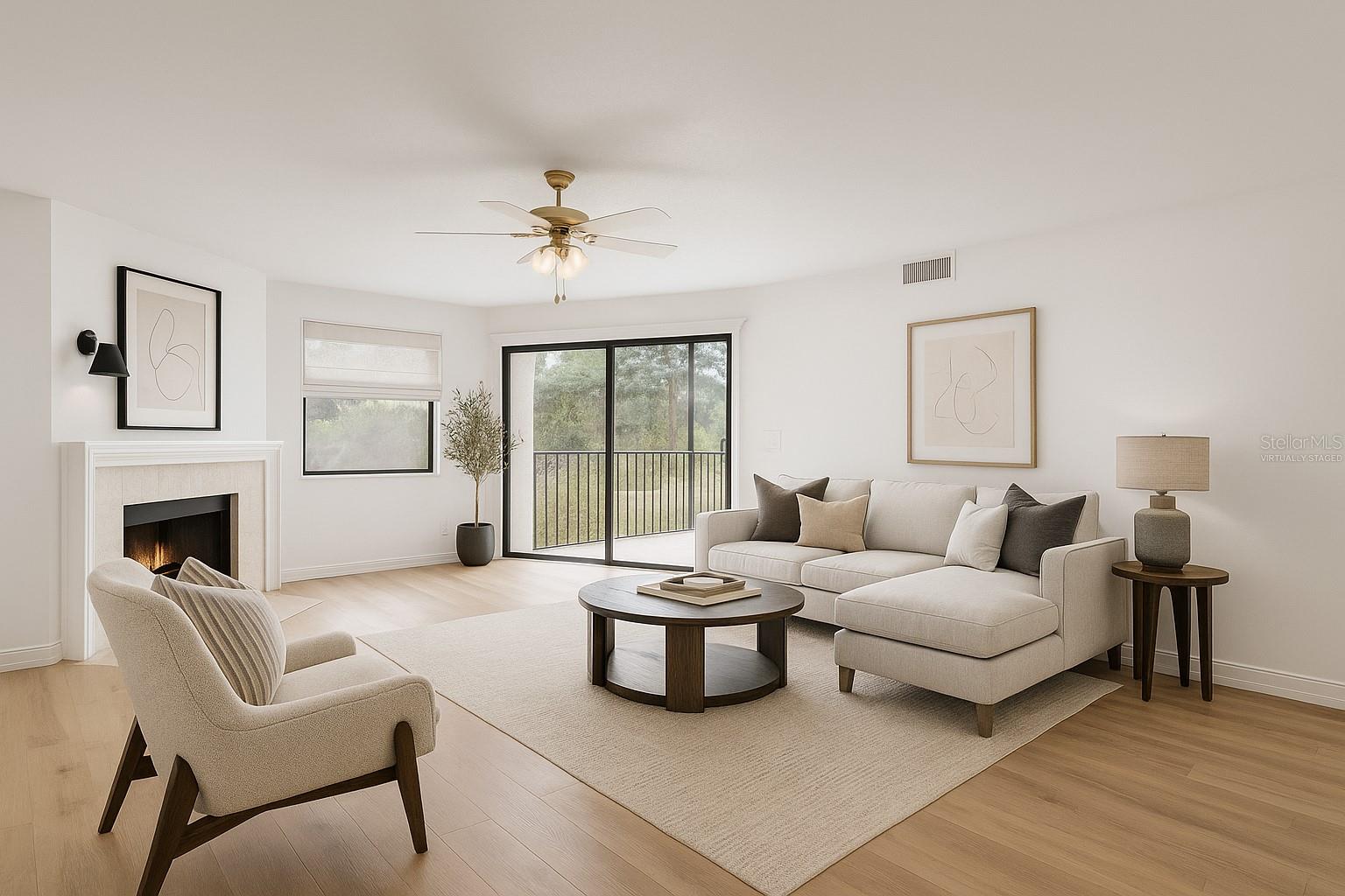 Virtually staged to give you an idea of the space.