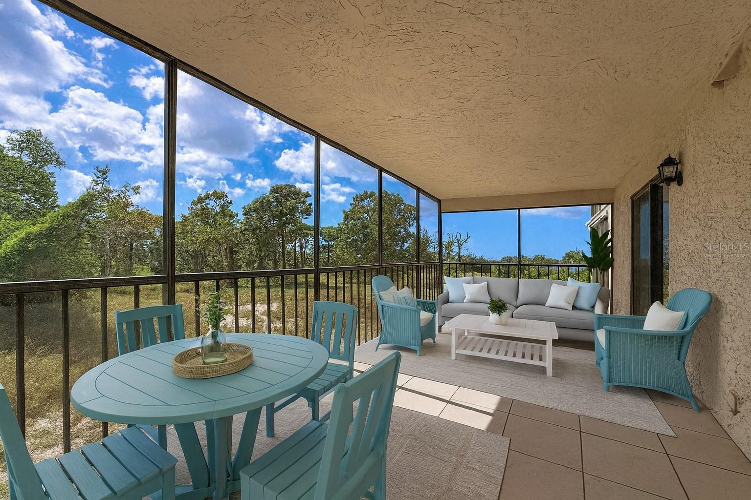 Virtually staged to give you an idea of the size of this space!