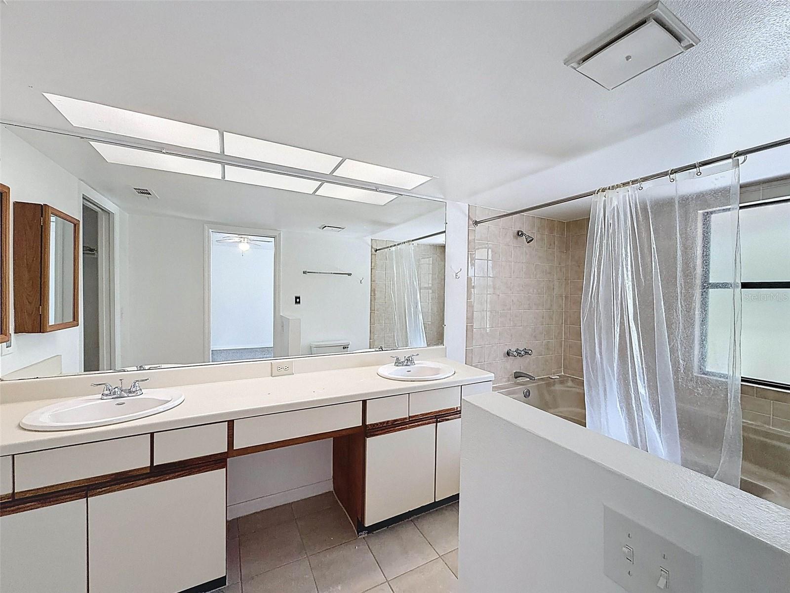 Actual master bathroom.