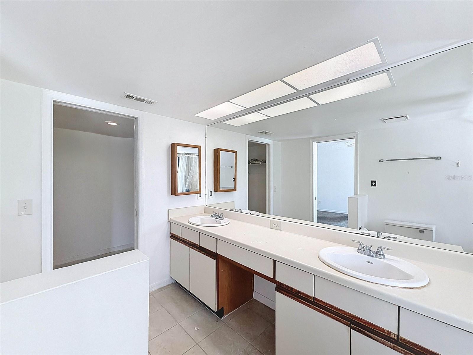 Actual master bathroom.