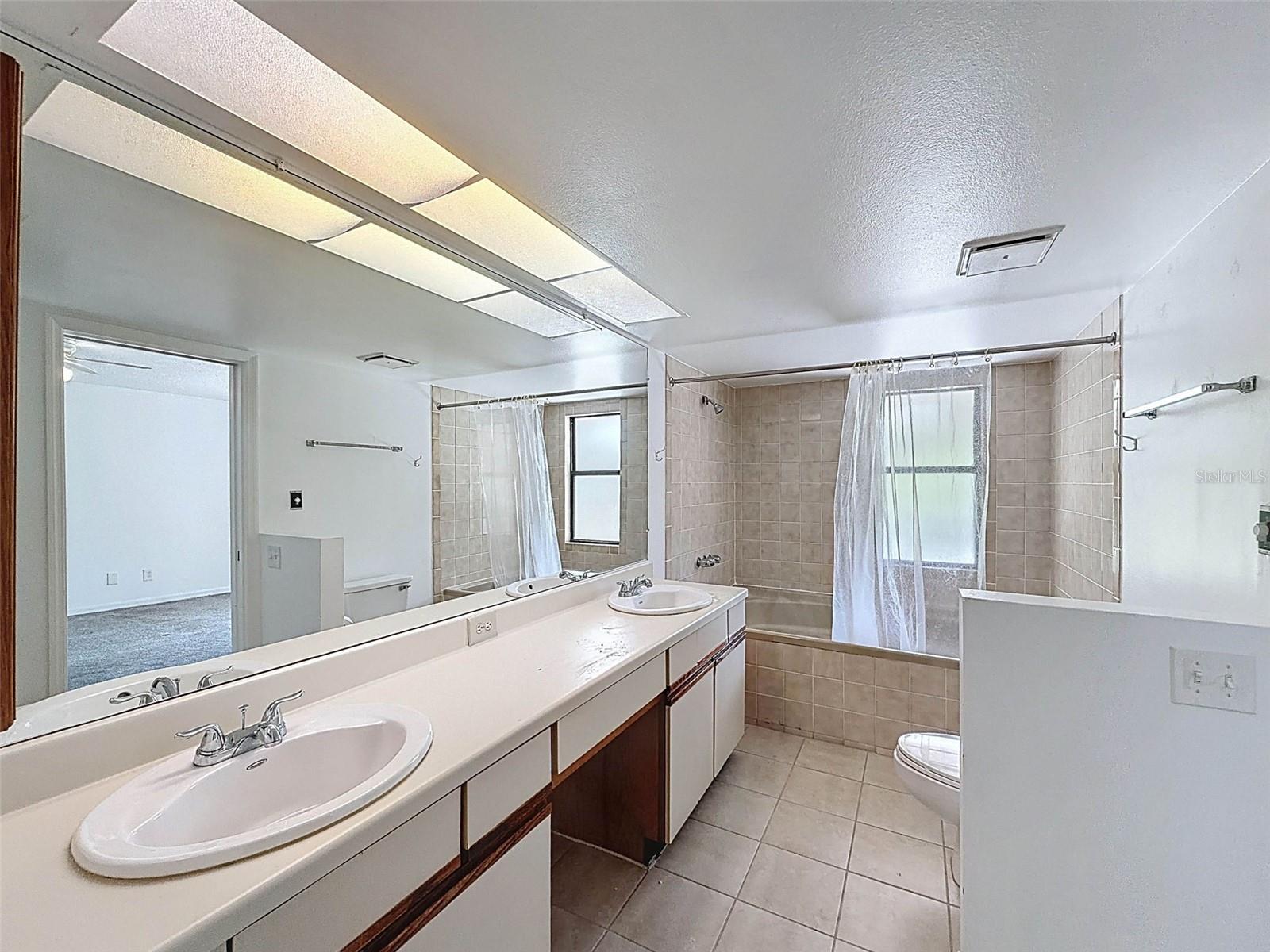 Actual master bathroom.