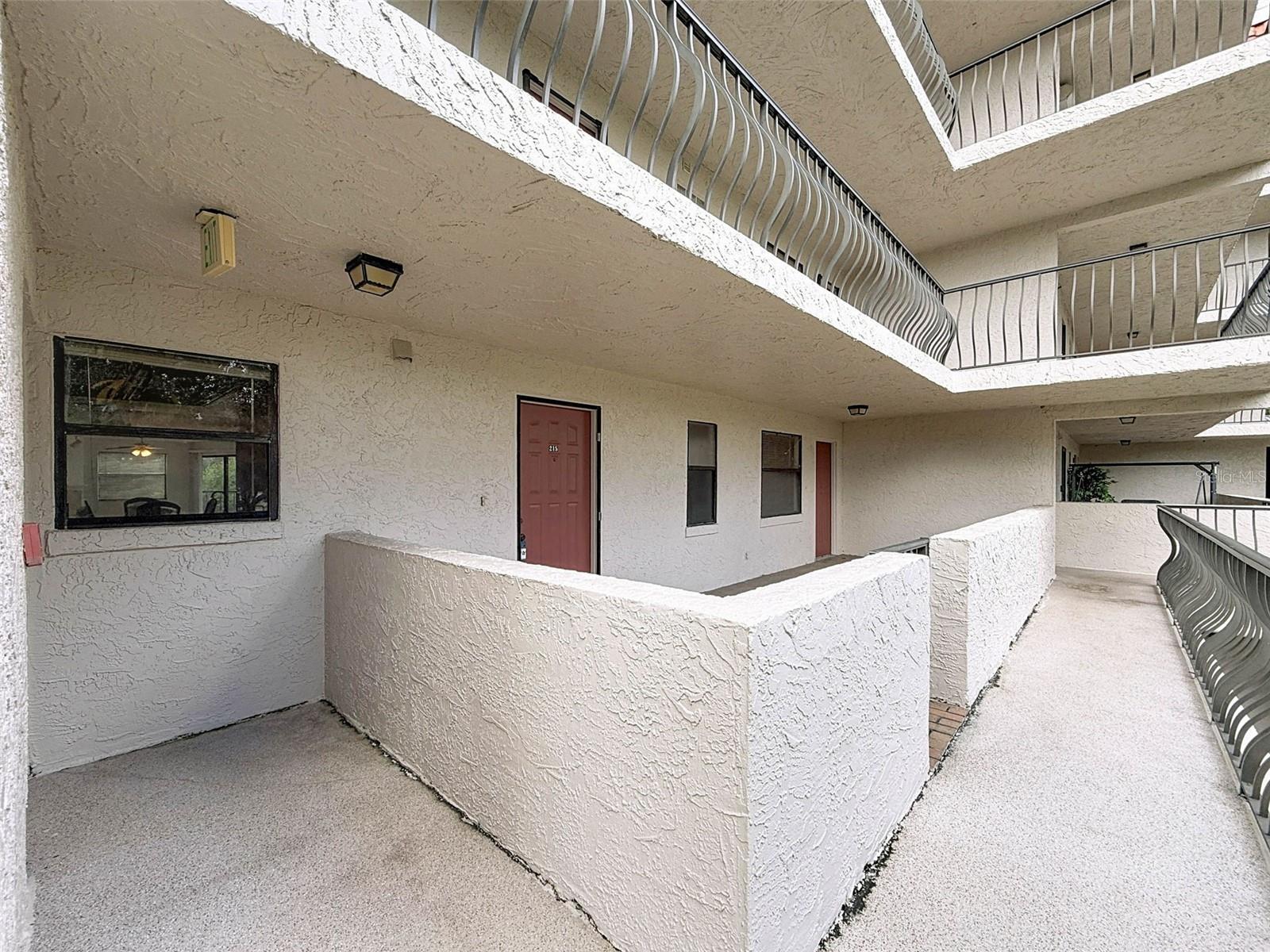 Huge front patio just for you! 1 of 3 private patios.