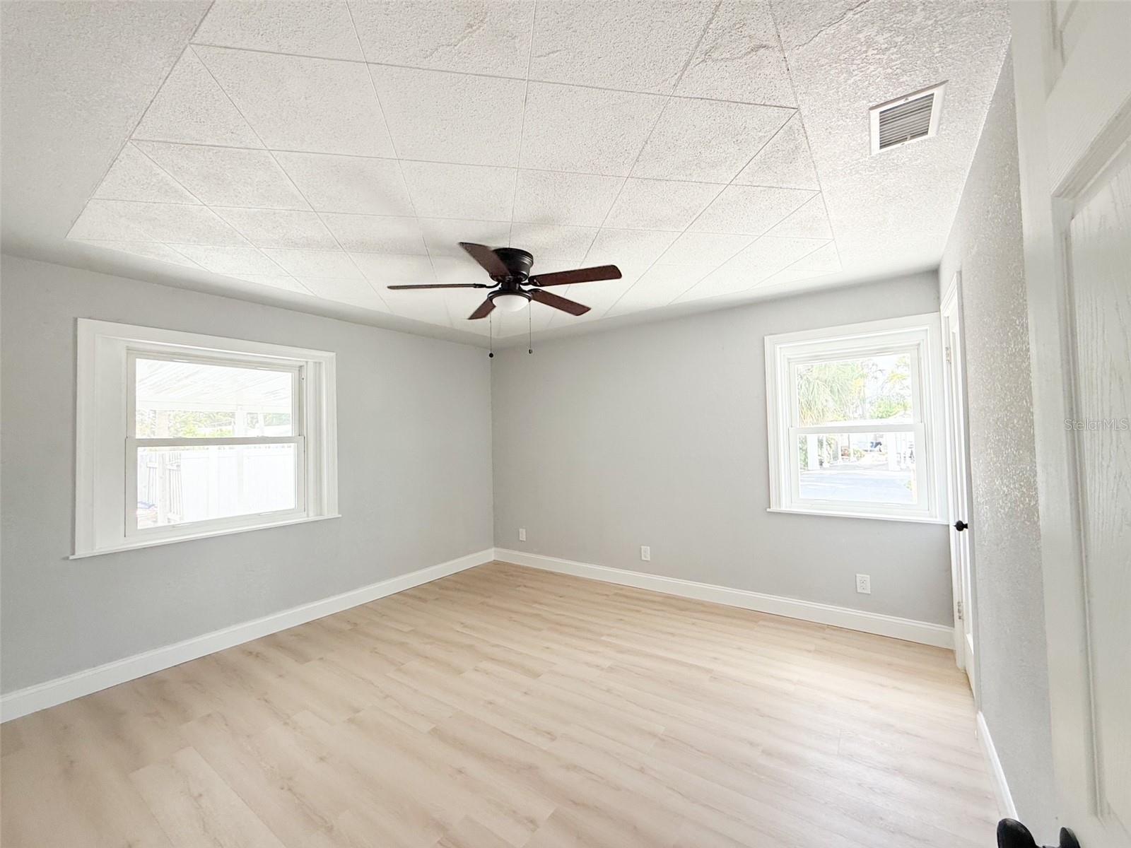 Large Bedroom #3 with multiple closets for tons of storage.