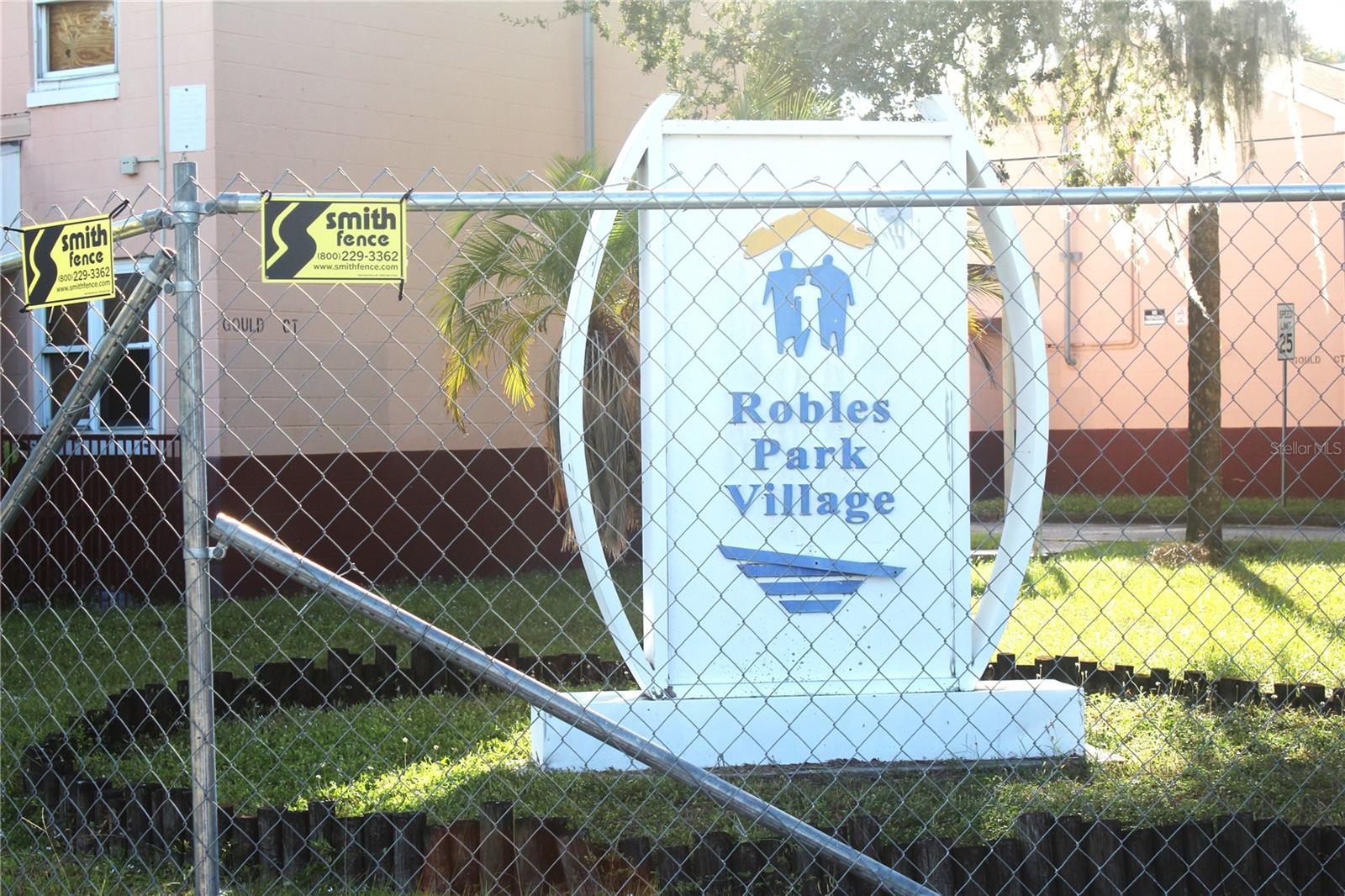 Next to Robles Park