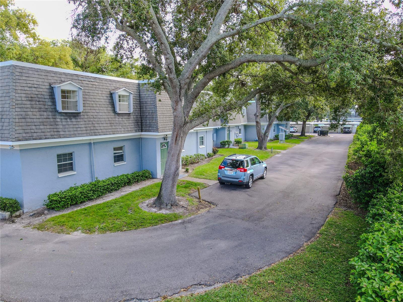 Additional parking behind the building