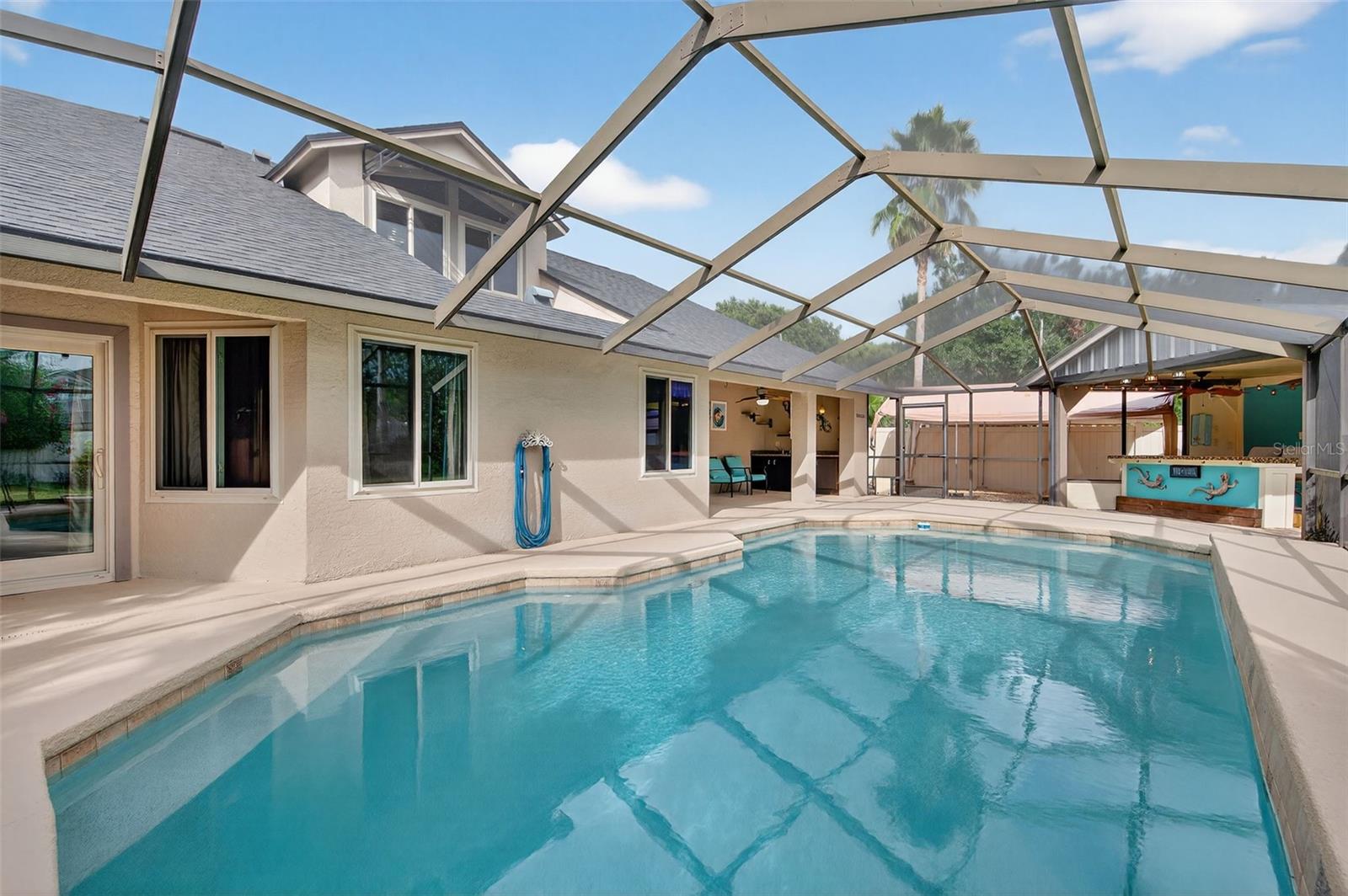 pool and deck