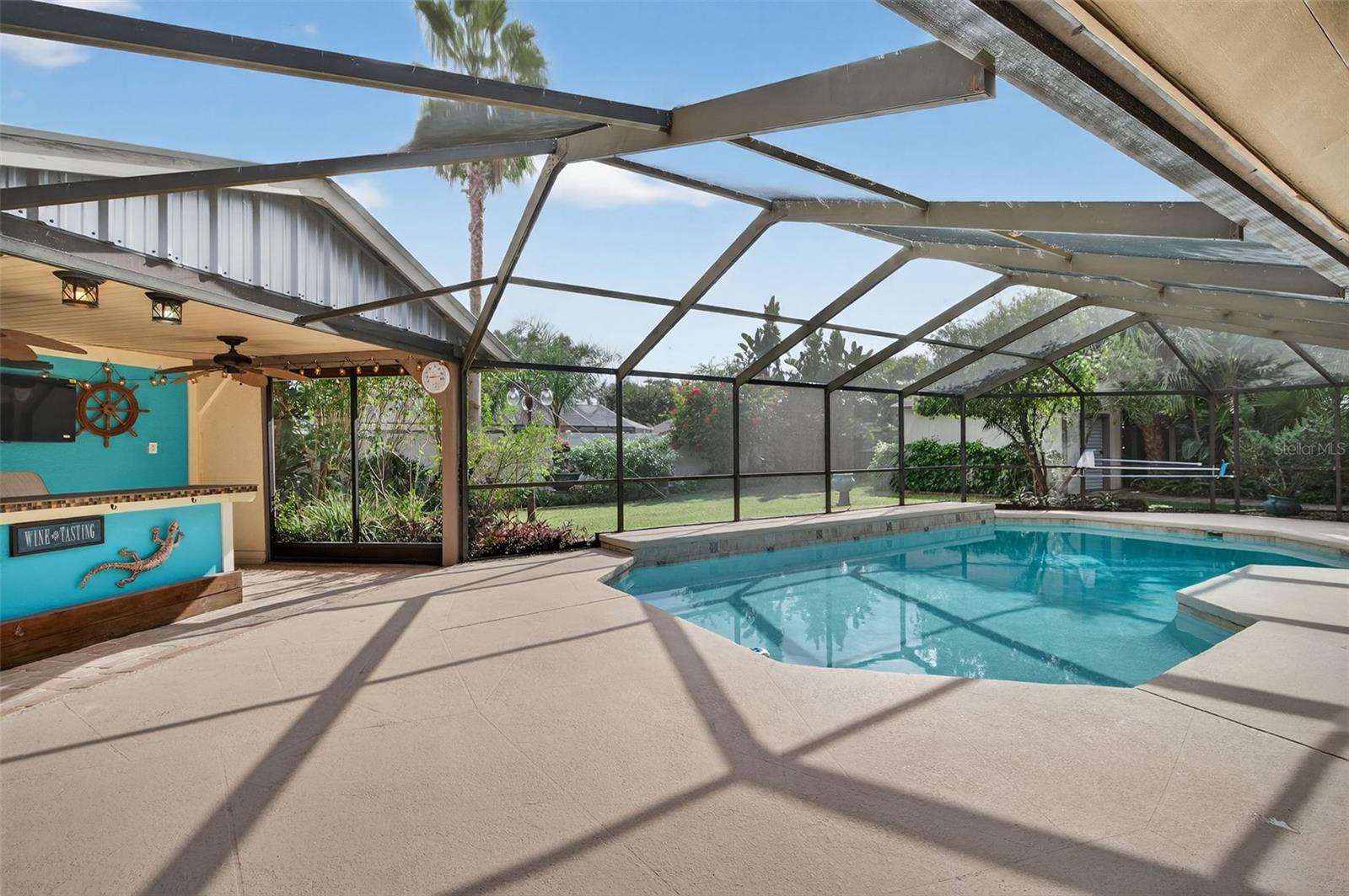 pool and deck