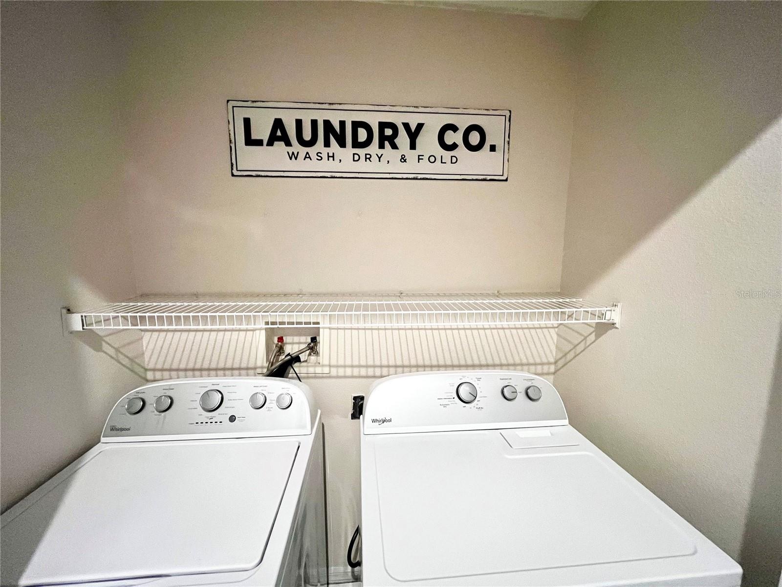 Laundry Upstairs