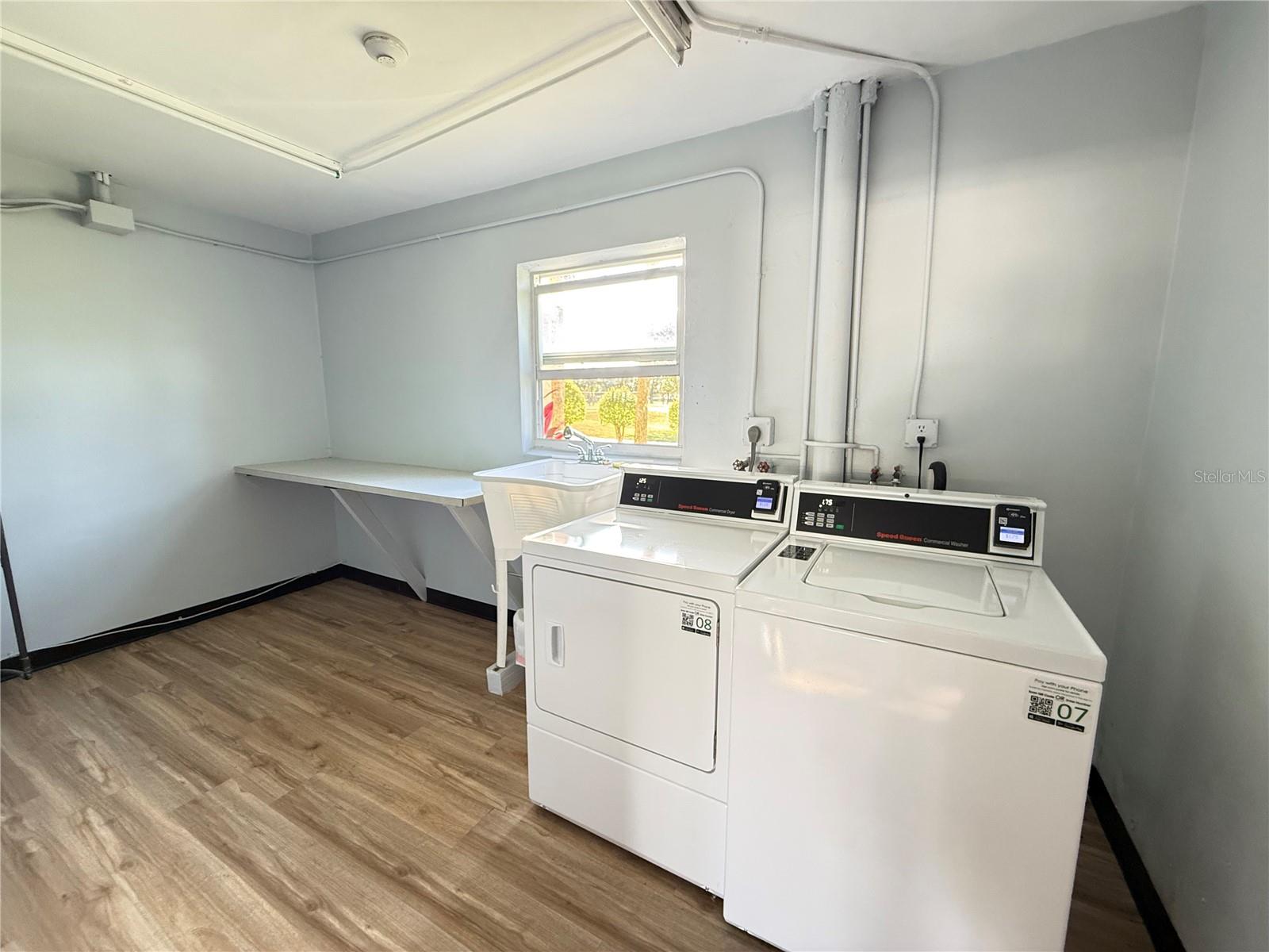 Laundry right by unit