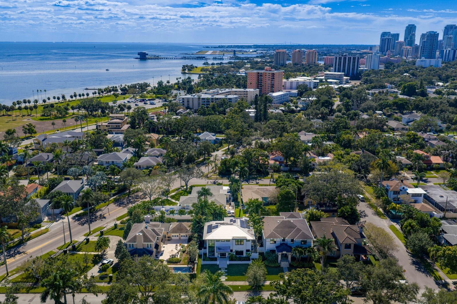 See the proximity to downtown St. Petersburg.
