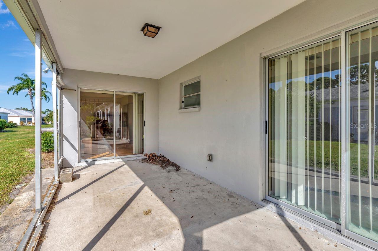 Easy patio access from dining and primary bedroom