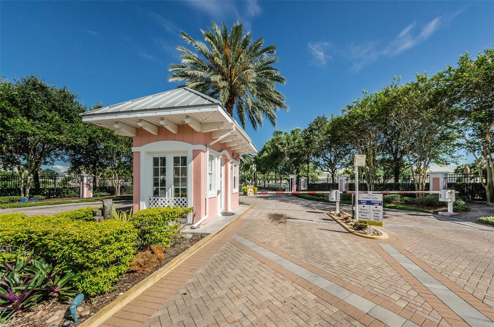 Gated Guard House Entrance