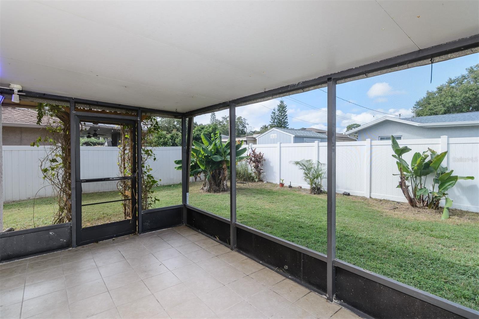 Rear Screend Patio