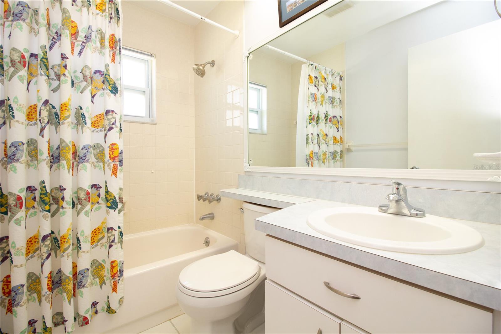 Hallway bathroom