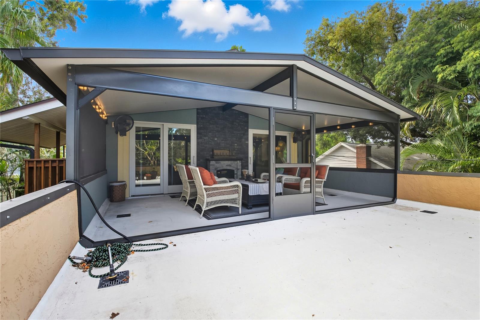 YOUR ROOFTOP SOCIAL AREA! OPEN AND SCREENED IN, COVERED BALCONY ~ BEST OF BOTH WORLDS!