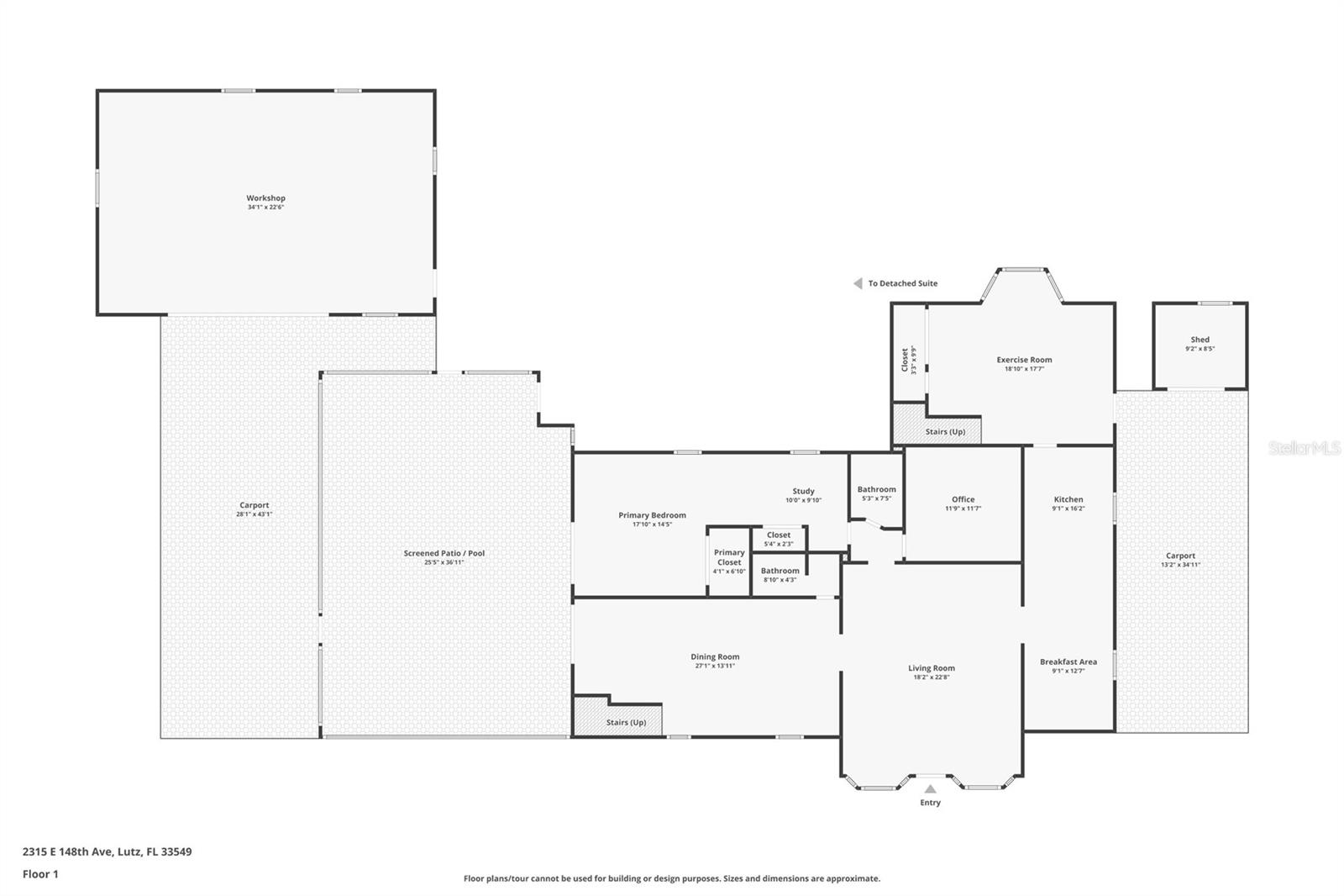 Main level floorplan