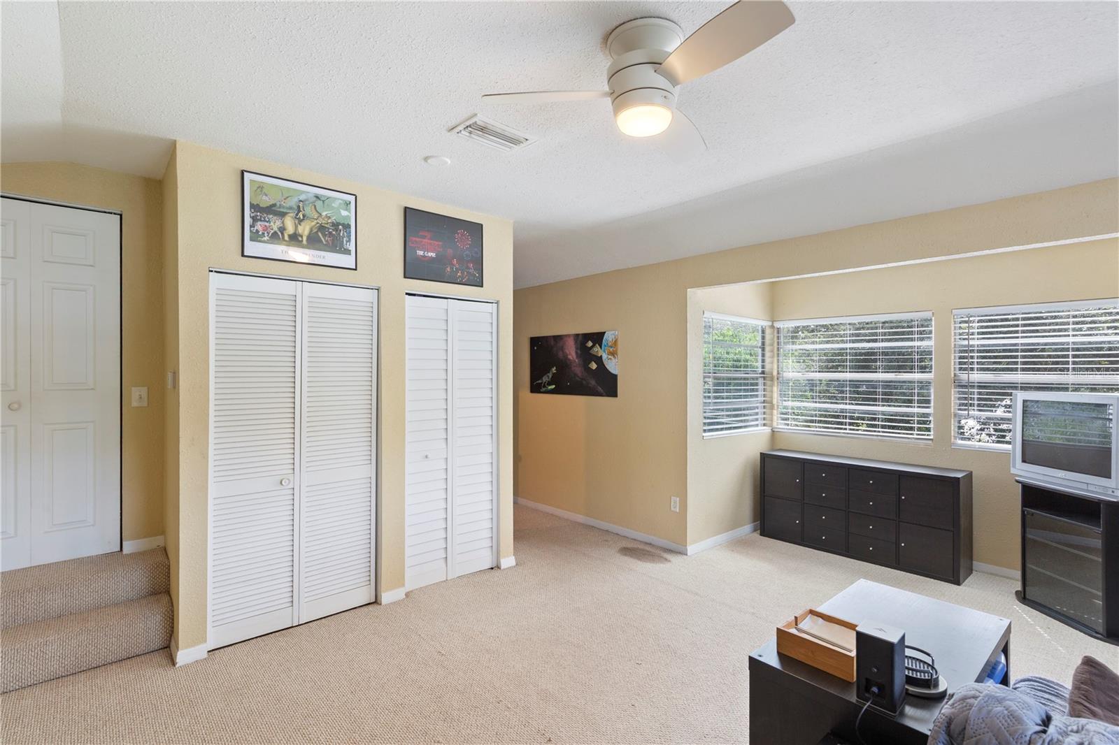 Upstairs Bedroom above Exercise Room