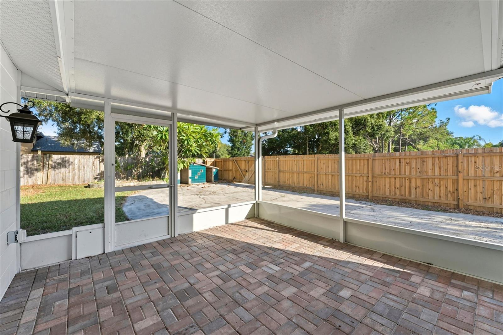 Screened in Back Patio